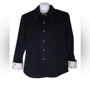 St. John Sport ladybug print  Top